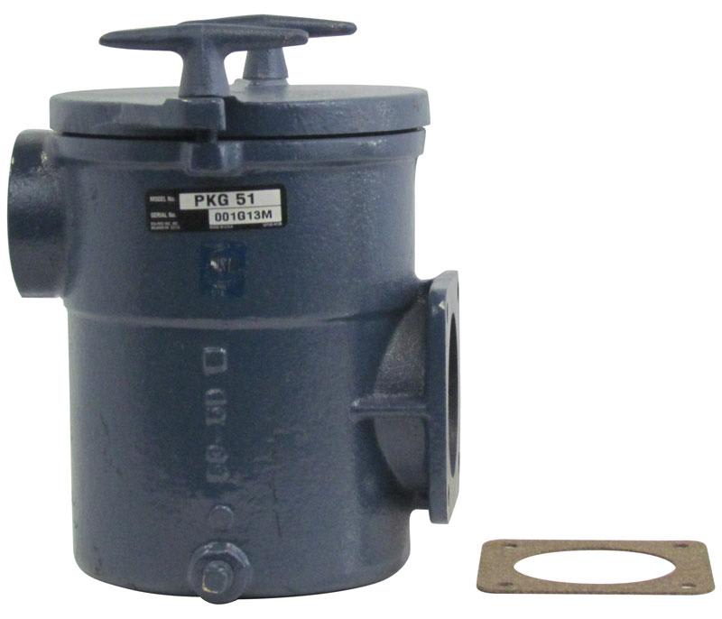 Pentair PKG51 6" Cast Iron Hair/Lint Trap, 2" Suction