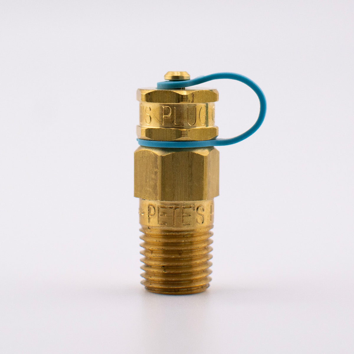 Pete's Plug #100 #100 Brass Test Plug, 1/4" Npt, 1.5" Length, Neoprene Core