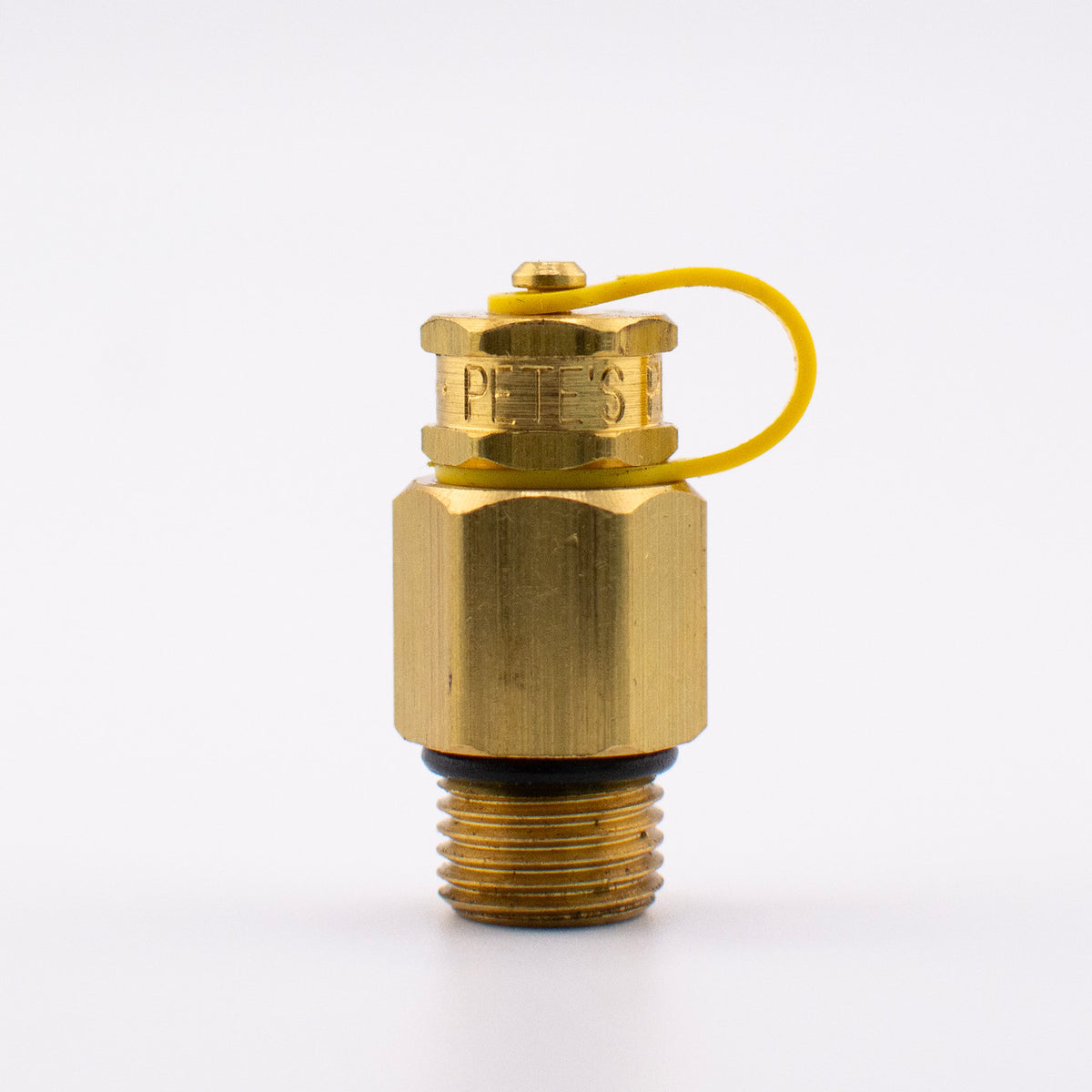 Pete's Plug #572 #572 Brass Test Plug, 9/16" Nft, 1.5" Length, Nordel Core with Buna-N O-Ring