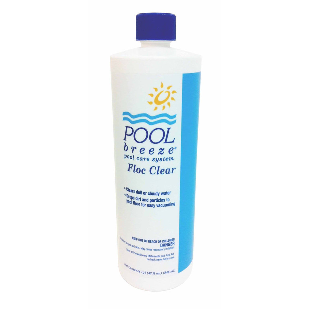 Pool Breeze 88566 Floc Clear Clarifier 32 fl-oz Bottle, Each