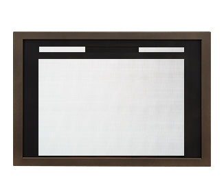 Quadra-Fire FS-FBQF30-SB Sienna Bronze Fire Screen Front for QFI30FB-IFT