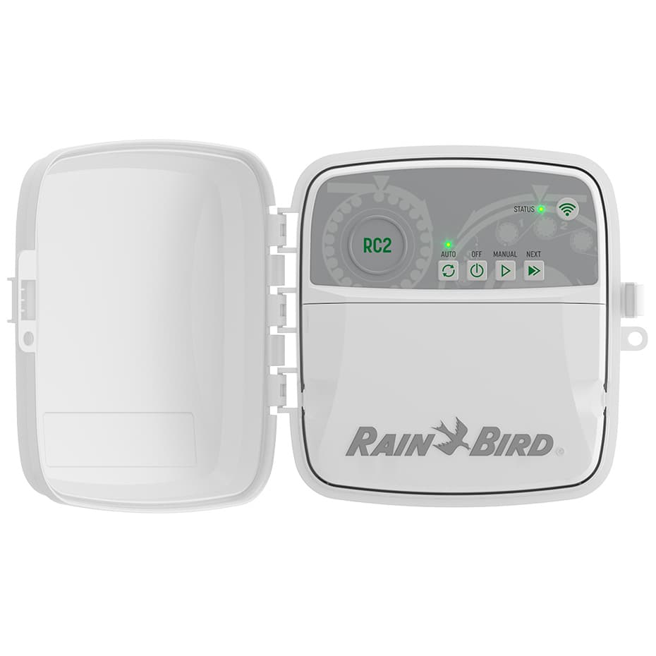Rain Bird F56118 RC2 Residential 8-Station Wired 120V/24V Wi-Fi Indoor/Outdoor Wall Controller