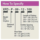 Rain Bird X44072 XFD Dripline, 18" Emitter 0.6 gph 500' - view 3