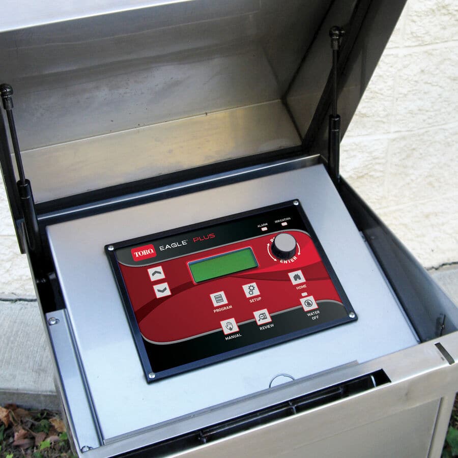 Rain Master EGP8-S Eagle Plus 8-Station 120V/24V Outdoor Wall Stainless Steel Controller