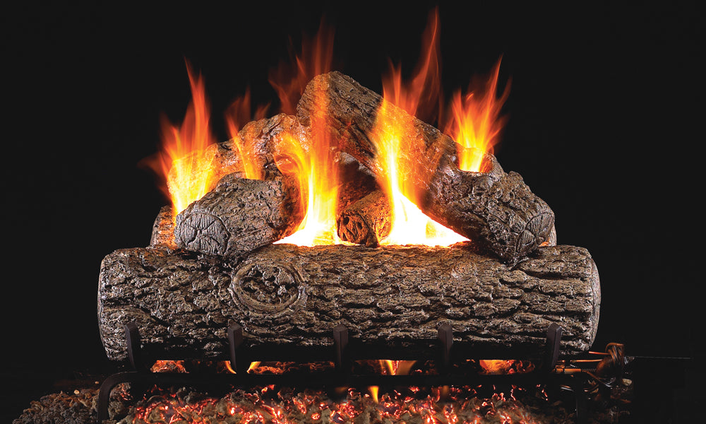 Real Fyre Golden Oak Outdoor Vented Gas Log Set