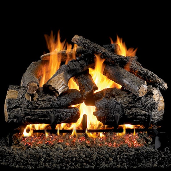 Real Fyre Pioneer Oak Vented Gas Log Set