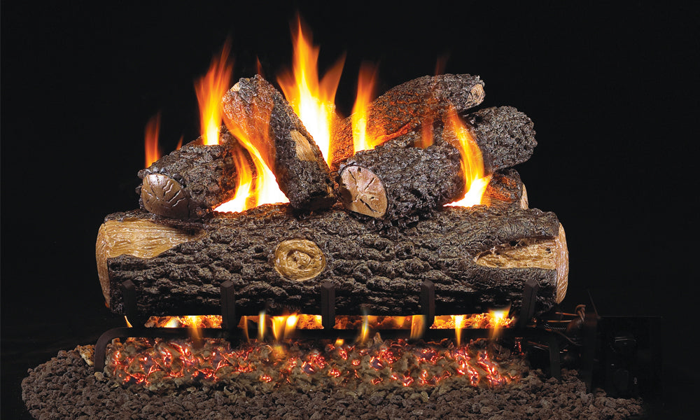Real Fyre Woodland Oak ANSI Vented Gas Log Set