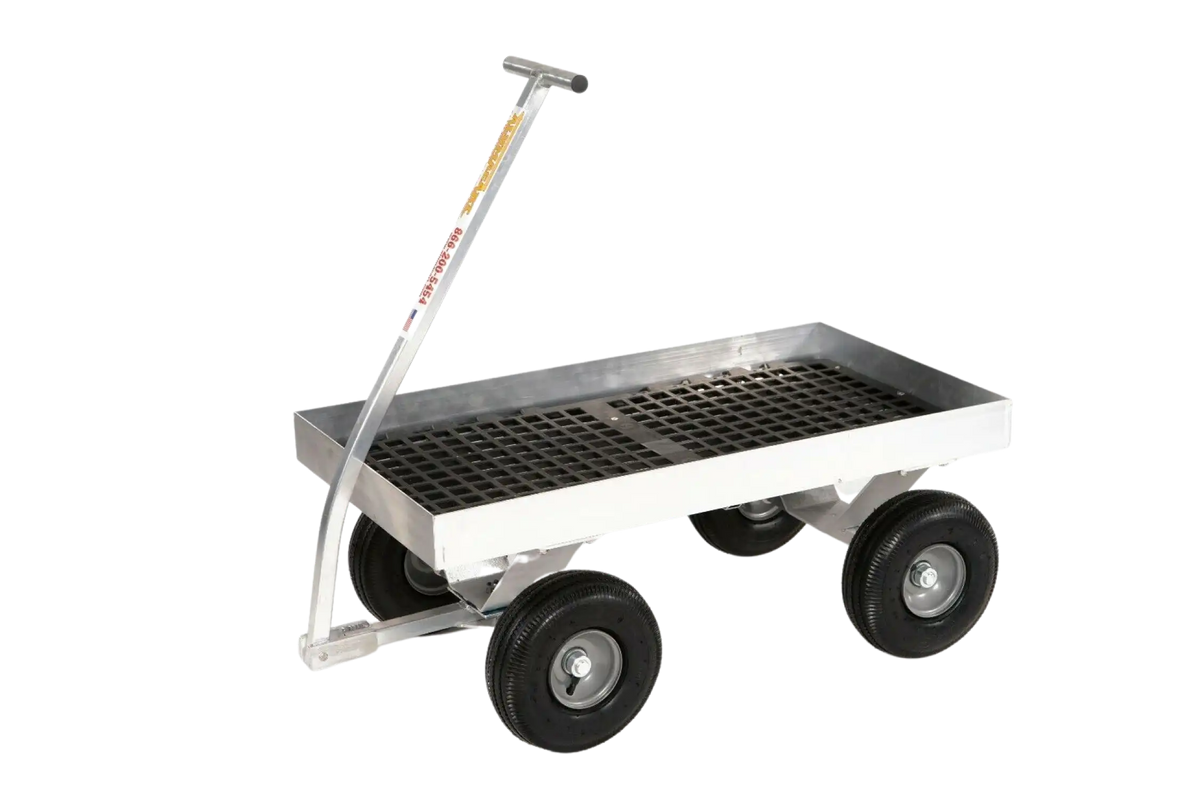 Alumacart ALUM013 Cypress Junior 36.5 Inch 300 Pound Capacity Wagon New