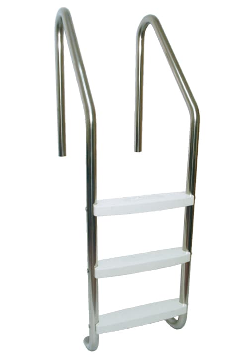 S.R.Smith 10004 Standard Plus Commercial Pool Ladder, 3-Step, 1.9" Outer Diameter x .065" Wall