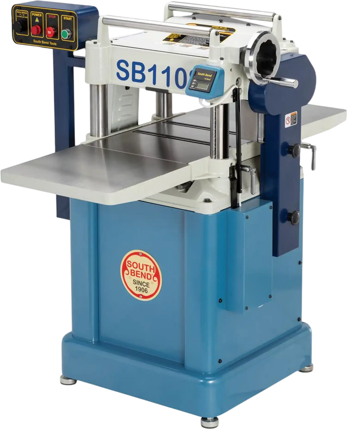 South Bend SB1108 Planer 15" Variable-Speed Helical Cutterhead New