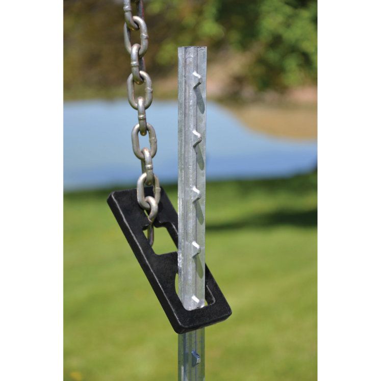 SpeeCo S16110400 Metal T-Post Puller Black