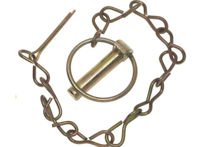 SpeeCo S07098500 Standard Lynch Pin W 12" Chain & Cotter Pin