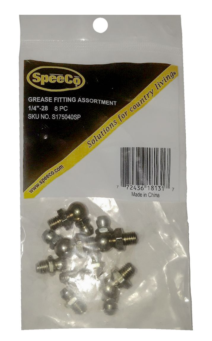 SpeeCo S175040SP Grease Fitting Assortment