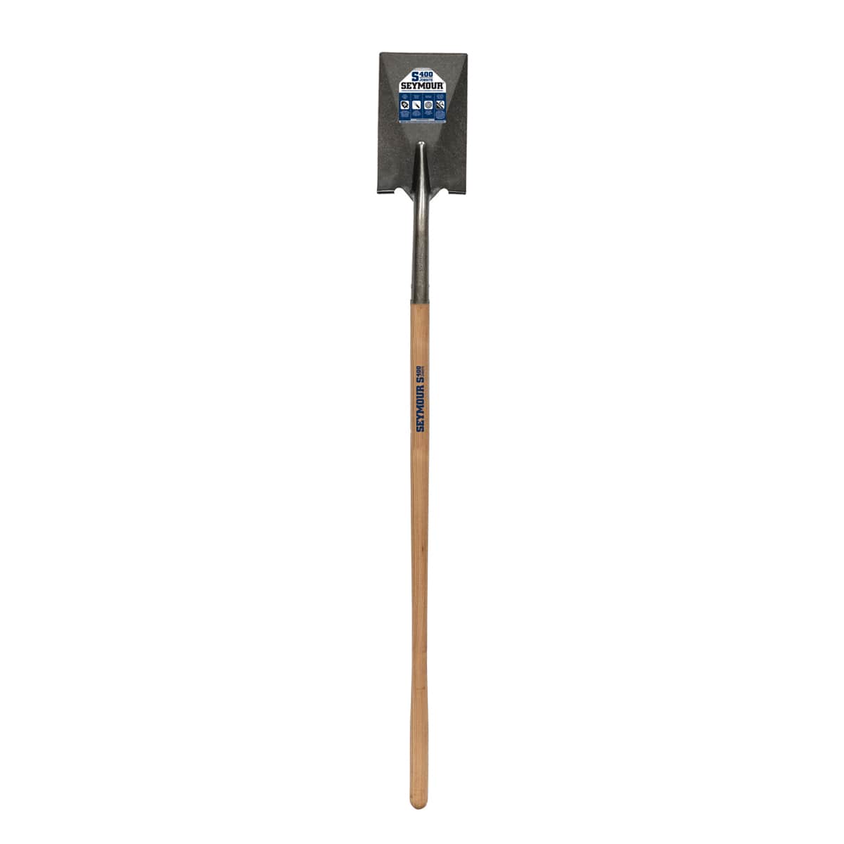 Seymour Midwest 49153 Forward Turned Step Garden Spade 48" Wood 7"