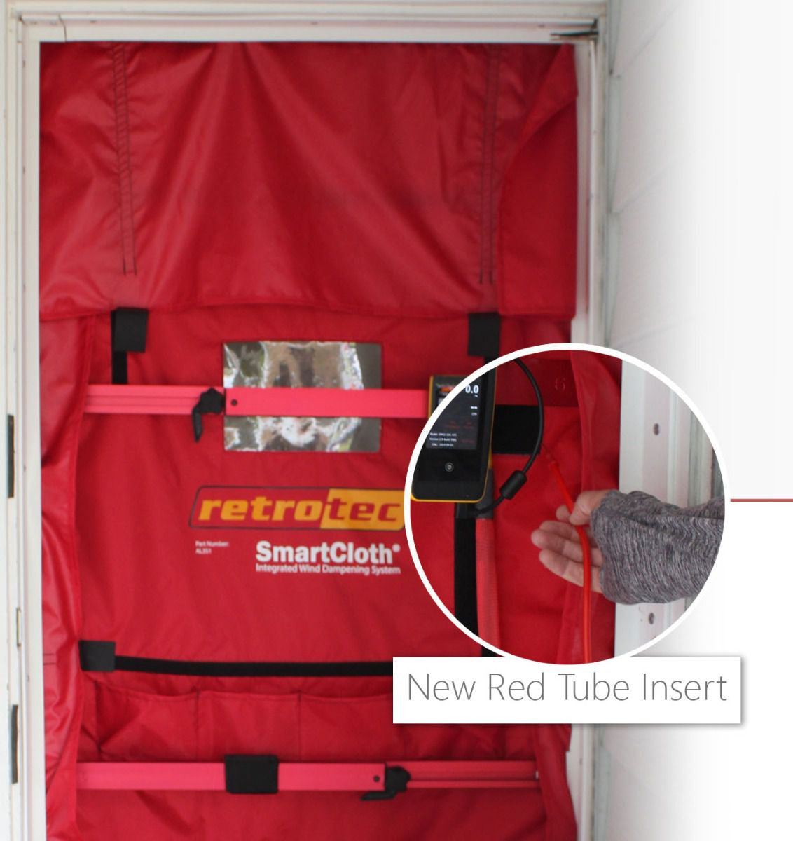 Retrotec AL351 SmartCloth Wind Dampening Blower Door Cloth - Standard Size