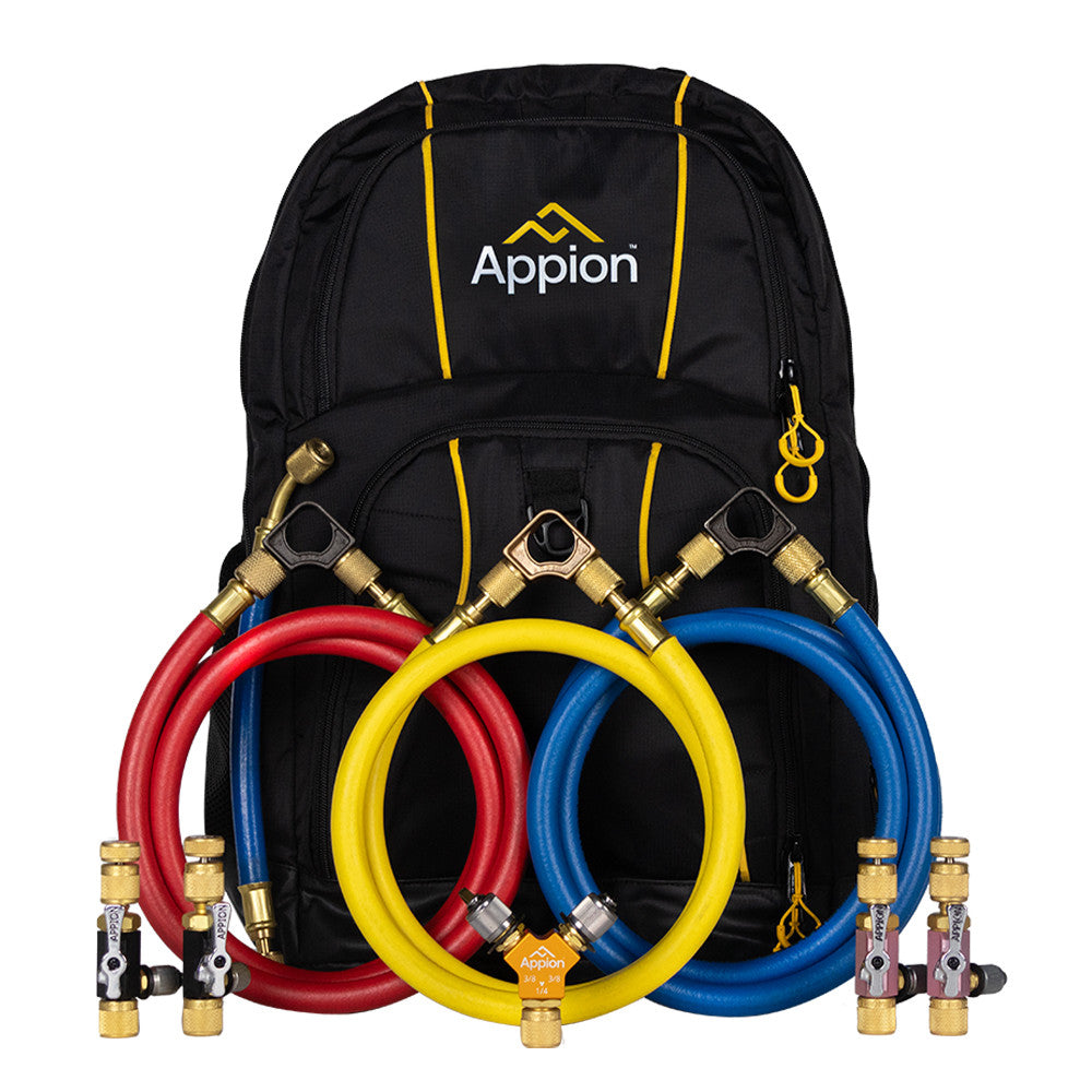 Appion SPDKIT-R Recovery Speed Kit with MegaFlow Hoses, Core Removal Tools, and Y Fitting