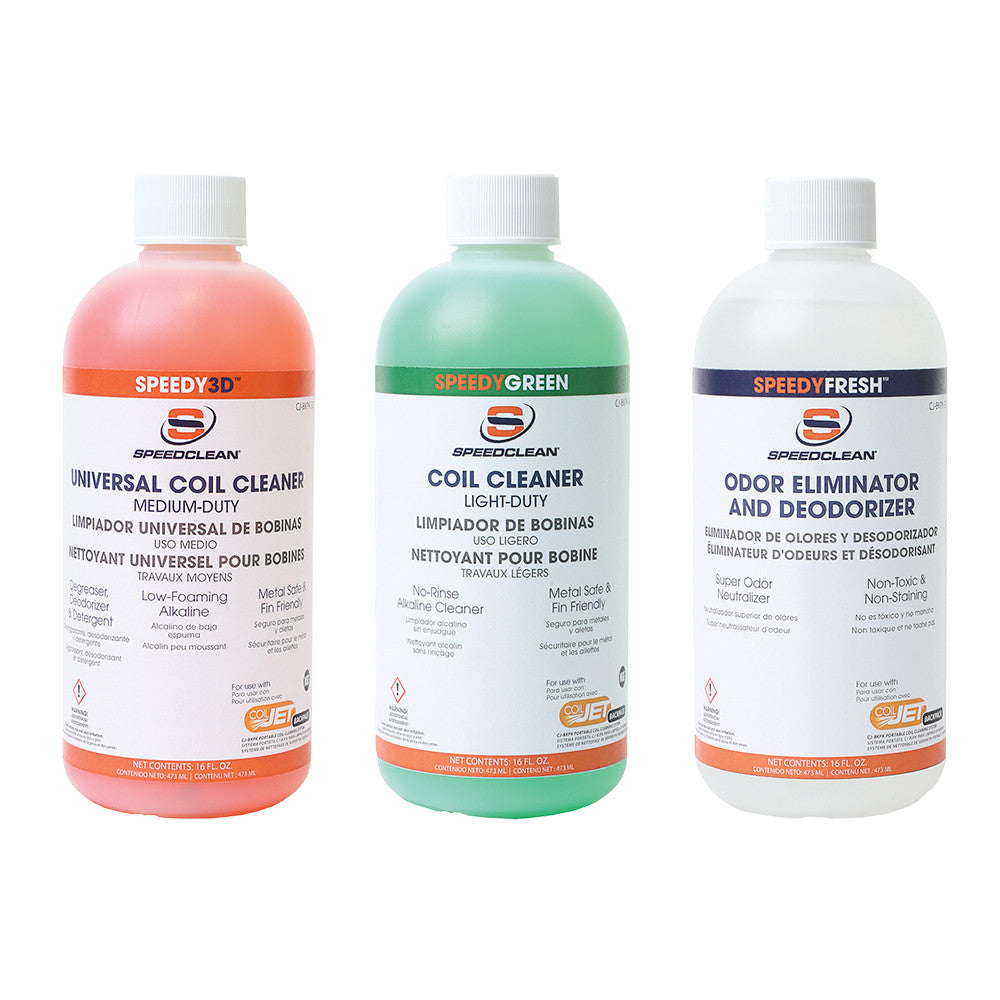 SpeedClean CJ-BKPK-3N1 3-in-1 Chemical Refill Pack for CoilJet® Backpack Sprayer
