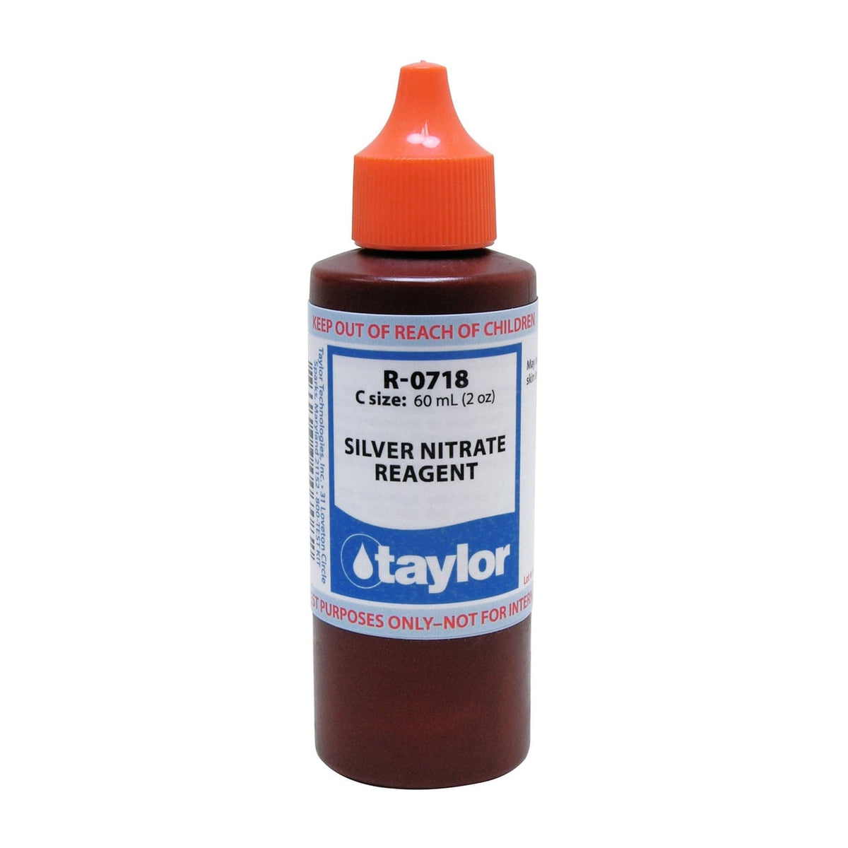Taylor R-0718-C Silver Nitrate Reagent for Salt Test, 2 oz