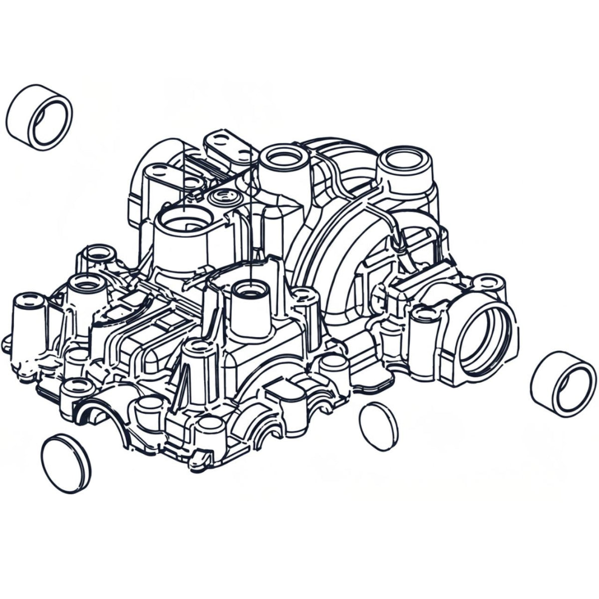 Tuff Torq 187K0084240 Upper Housing Assembly