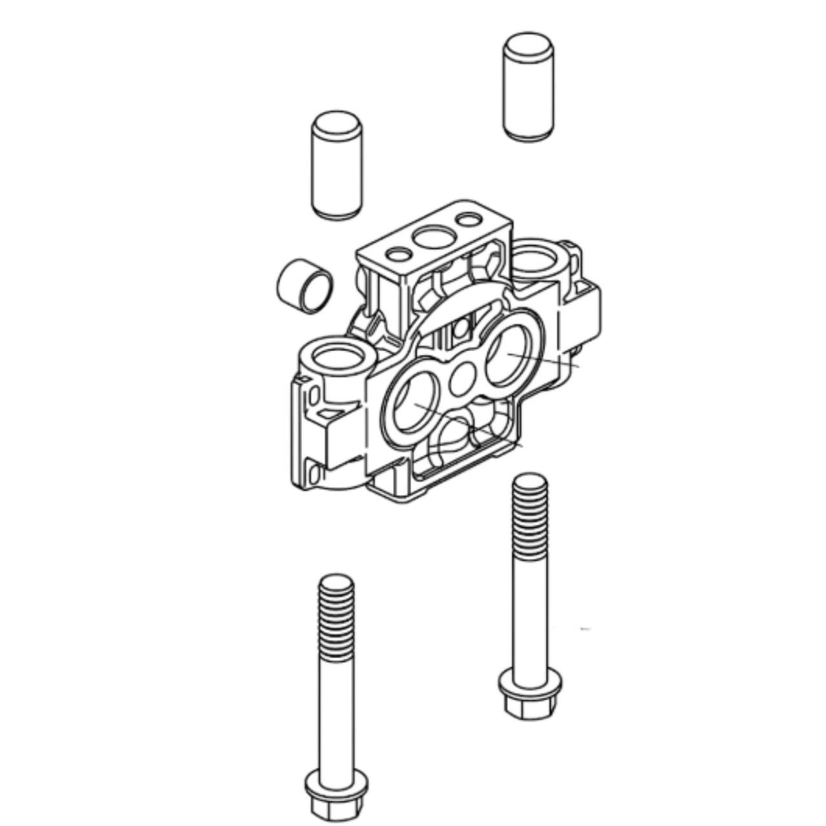 Tuff Torq 187K0098500 Center Case E Service Kit