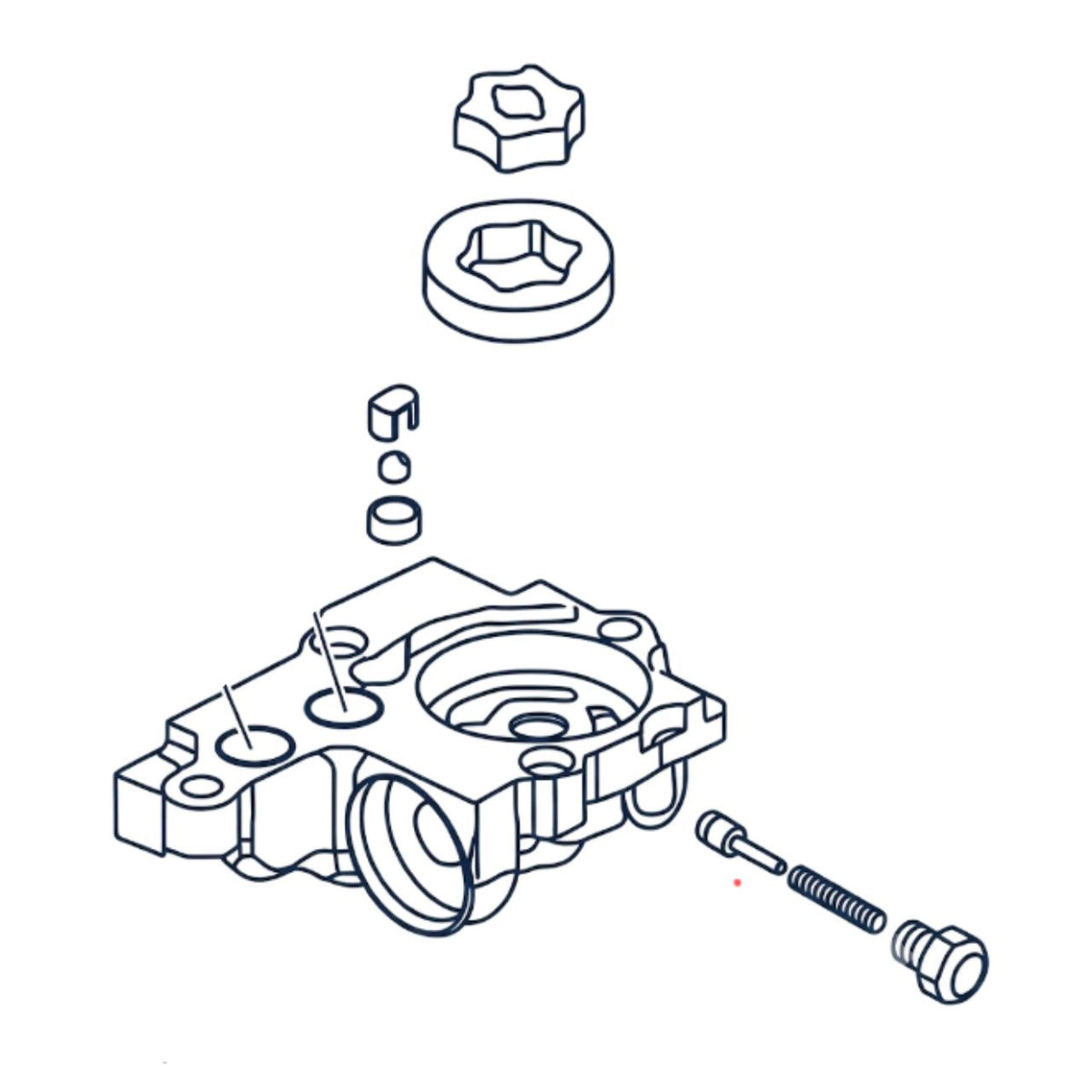 Tuff Torq 187Q0399040 Pump Case Kit