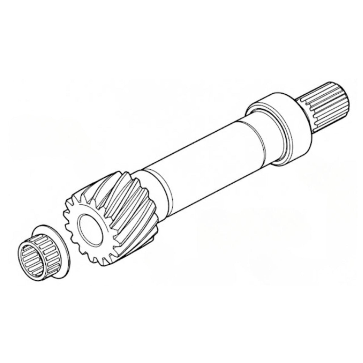Tuff Torq 187Q2133400 Shaft Final Pinion