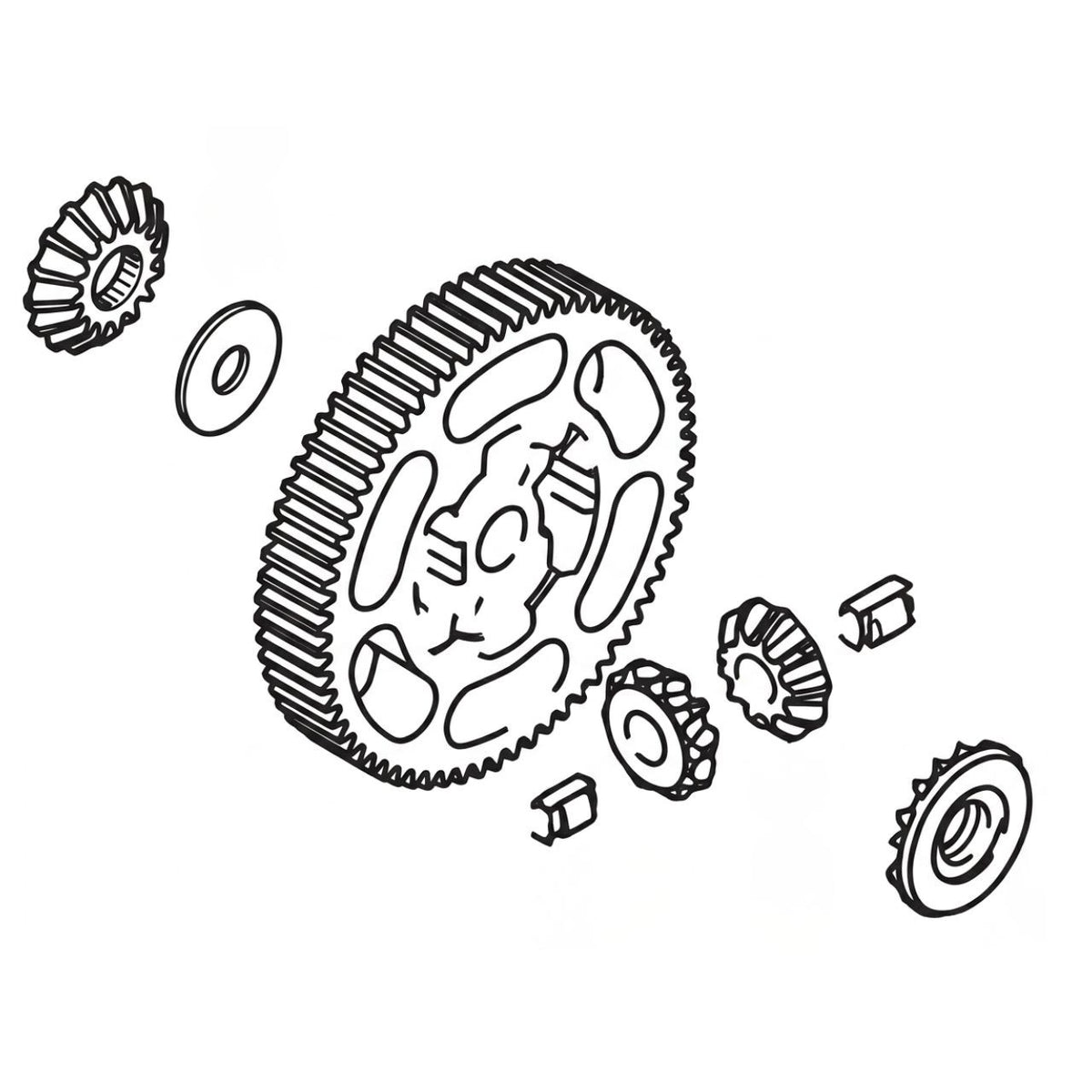 Tuff Torq 1A632081510 Differential Gear Kit