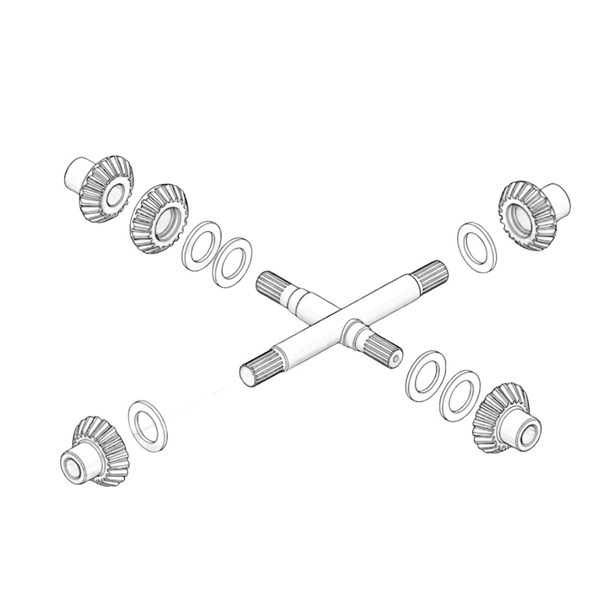Tuff Torq 1A637031580 Differential Gear Kit
