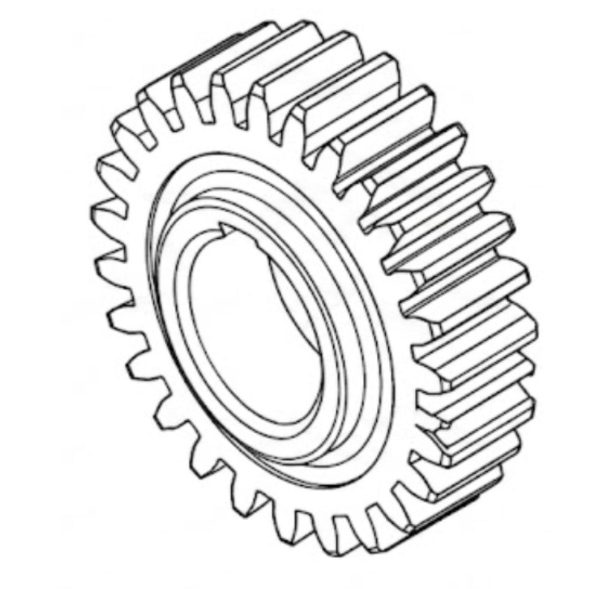 Tuff Torq 1E122031311 Counter Gear Z = 20T