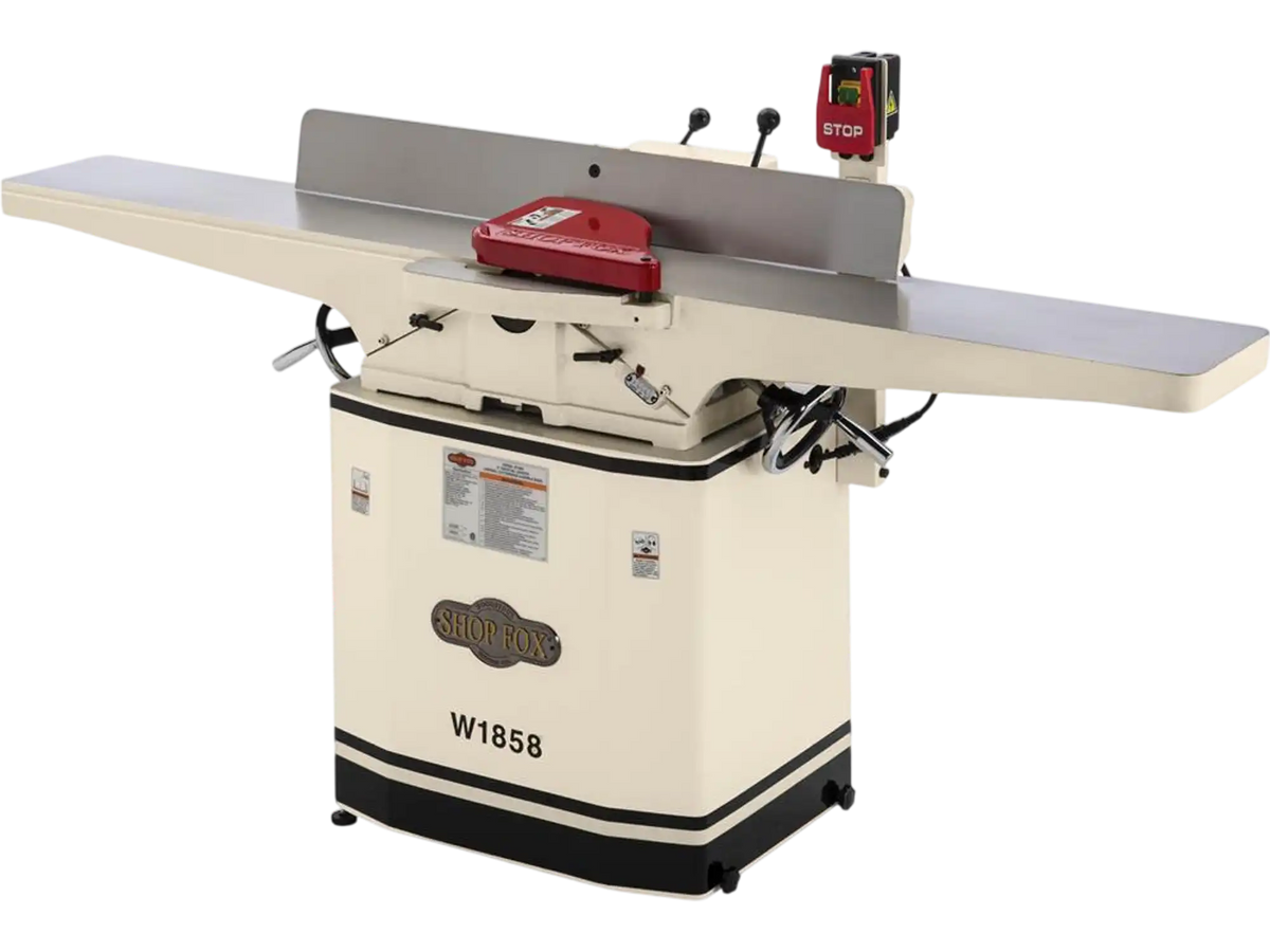 Shop Fox W1858 Jointer 8" x 72" Dovetail Helical Cutterhead Mobile Base New
