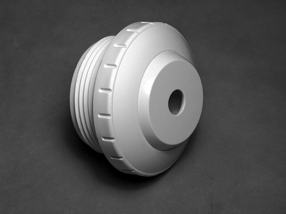 Waterway 400-1410C Threaded Eyeball Fitting Wall Inlet Gunite White 1/2" MPT 1-1/2"