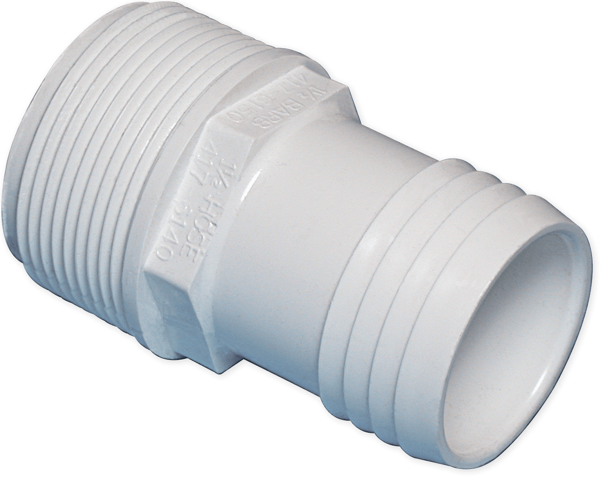Waterway 417-6150 1 1/2" Barb, Hose Adapter0
