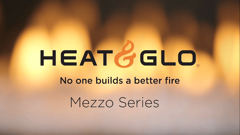 Heat & Glo Mezzo 72 fireplace